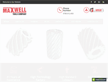 Tablet Screenshot of maxwelltools.com